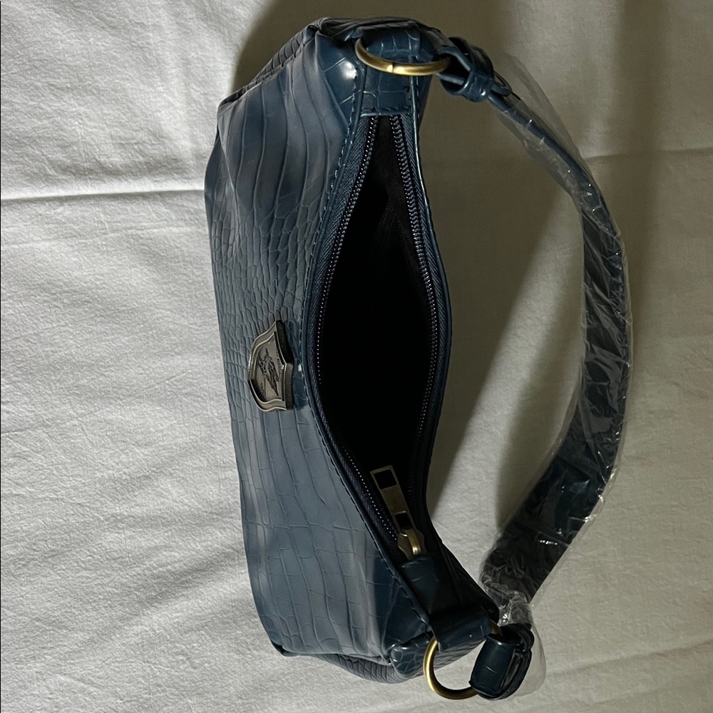 Warner Bros. Navy Crocodile Pattern Shoulder Bag Ravenclawn new - Picture 5 of 5